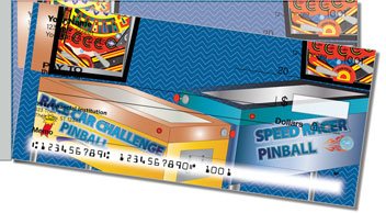 Pinball Side Tear Personalized Checks