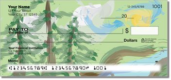 Pine Tree Painting Checks