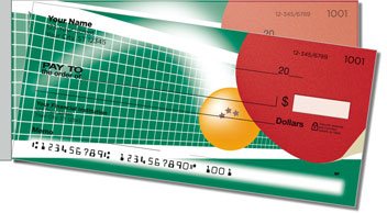 Ping Pong Side Tear Personalized Checks