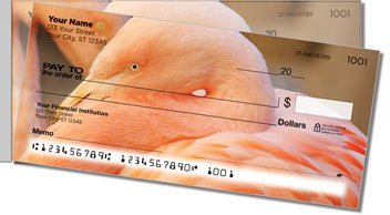 Pink Flamingo Side Tear Checks