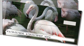 Pink Flamingo Side Tear Design Checks