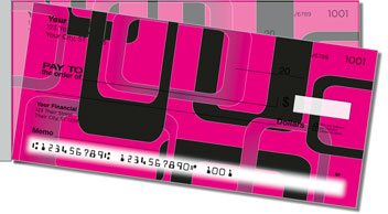 Pink Party Side Tear Personalized Checks