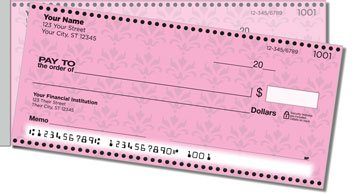 Pink and Black Side Tear Design Checks