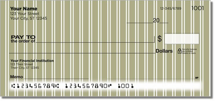 Pinstripe 2 Personal Checks
