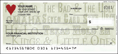 Poker Night Personal Checks