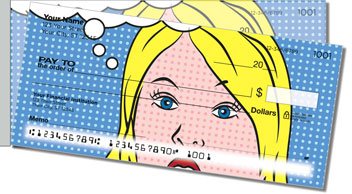 Pop Art Side Tear Design Checks