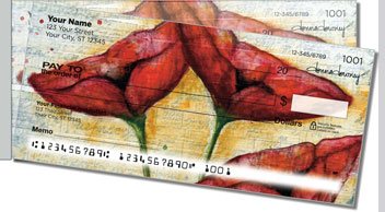 Poppies Side Tear Design Checks