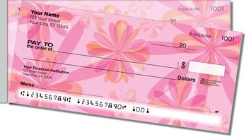 Pretty Petals Side Tear Personalized Checks