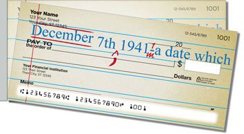 Proofreader Side Tear Personalized Checks