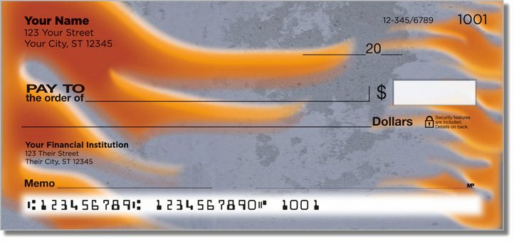 Pyromaniac Personal Checks