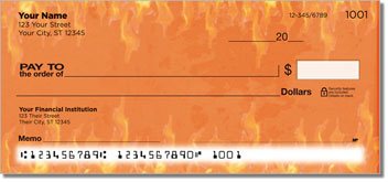 Pyromaniac Personalized Checks