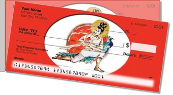 Quan Yin Side Tear Design Checks
