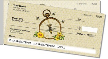 Queen Bee Side Tear Personalized Checks