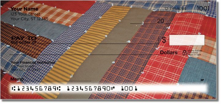 Quilted Love Personal Checks