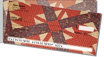Quilted Love Side Tear Design Checks