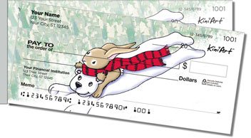Rabbit Series Side Tear Personalized Checks