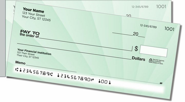 Rays of Light Side Tear Personal Checks