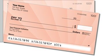 Rays of Light Side Tear Personalized Checks