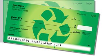 Recycle Side Tear Personalized Checks