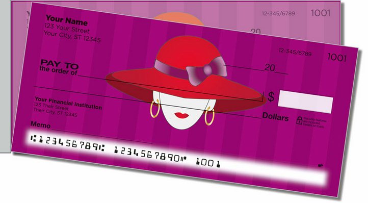 Red Hat Side Tear Personal Checks