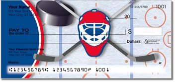 Red and Blue Hockey Checks