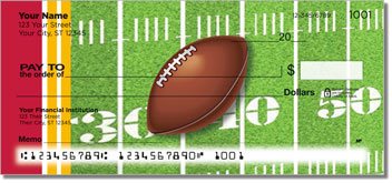 Red and Gold Football Fan Design Checks