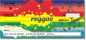 Reggae Music Personalized Checks
