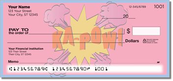 Retro Art Personalized Checks