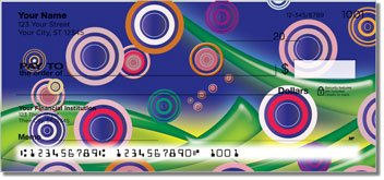Retro Bullseye Personalized Checks