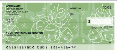 Retro Christmas Personal Checks