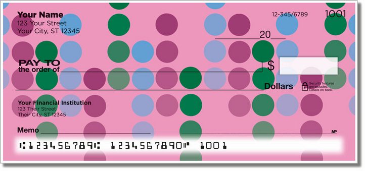 Retro Dot Personal Checks