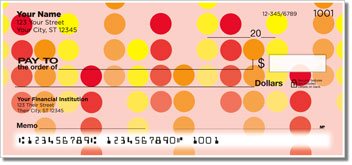 Retro Dot Personalized Checks