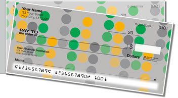 Retro Dot Side Tear Checks