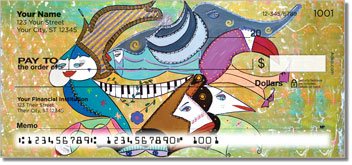 Rolling Tunes Personalized Checks