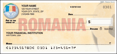 Romania World Soccer Personal Checks