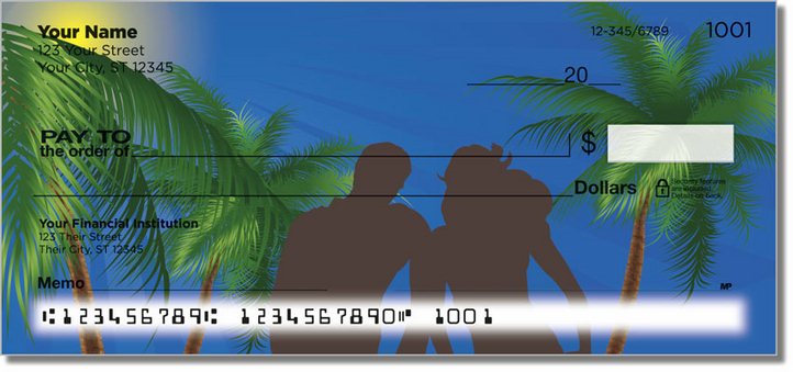 Romantic Hideaway Personal Checks
