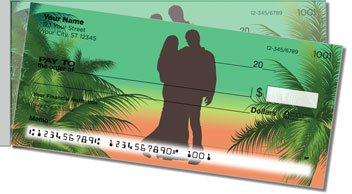 Romantic Hideaway Side Tear Personalized Checks
