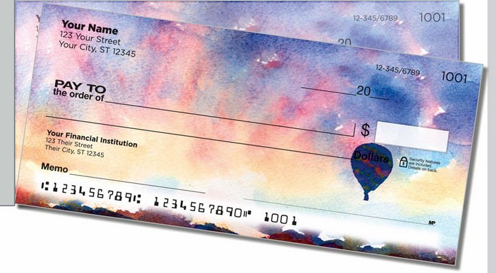 Romantic Side Tear Personal Checks