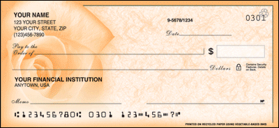 Roses Personal Checks