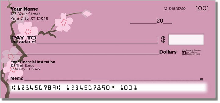 Sakura Print Personal Checks
