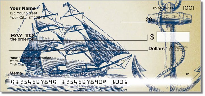Scrimshaw Ships Personal Checks