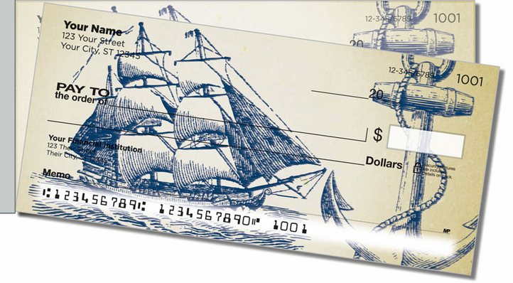 Scrimshaw Ships Side Tear Personal Checks