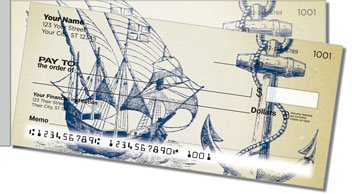 Scrimshaw Ships Side Tear Design Checks