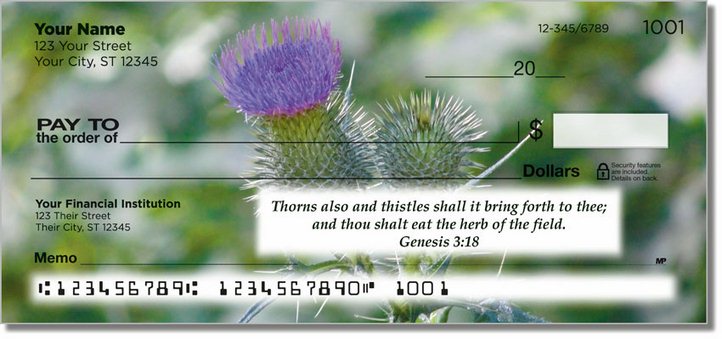 Scripture and Nature Personal Checks