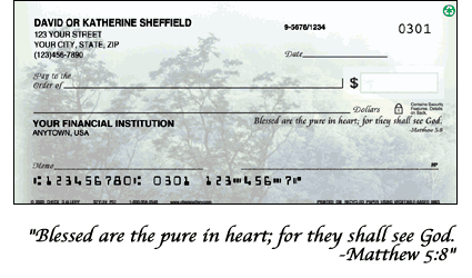 Scriptures Personal Checks