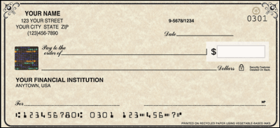 Securiguard Parchment Personal Checks