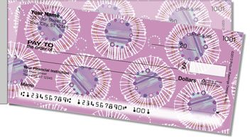 Sepia Butterfly Purple Side Tear Checks