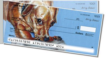 Shahmiri Dogs Side Tear Personalized Checks