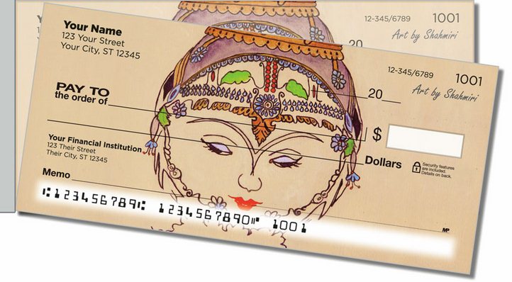 Shahmiri Tiles Side Tear Personal Checks