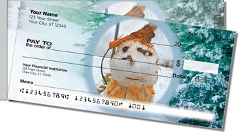 Silly Snowman Side Tear Design Checks